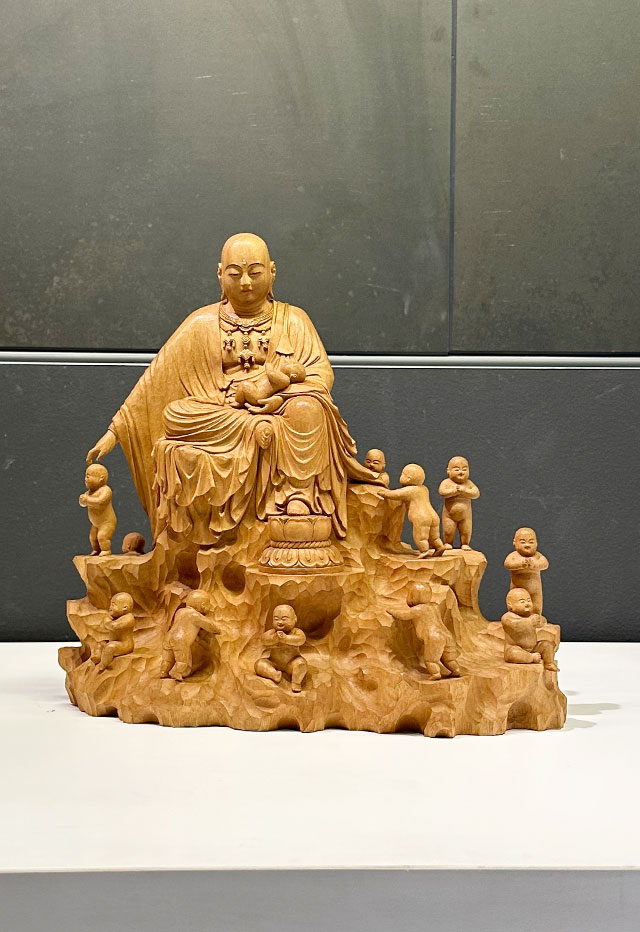 京都府仏具協同組合賞 子安地蔵菩薩（童子12人付） 松本明慶